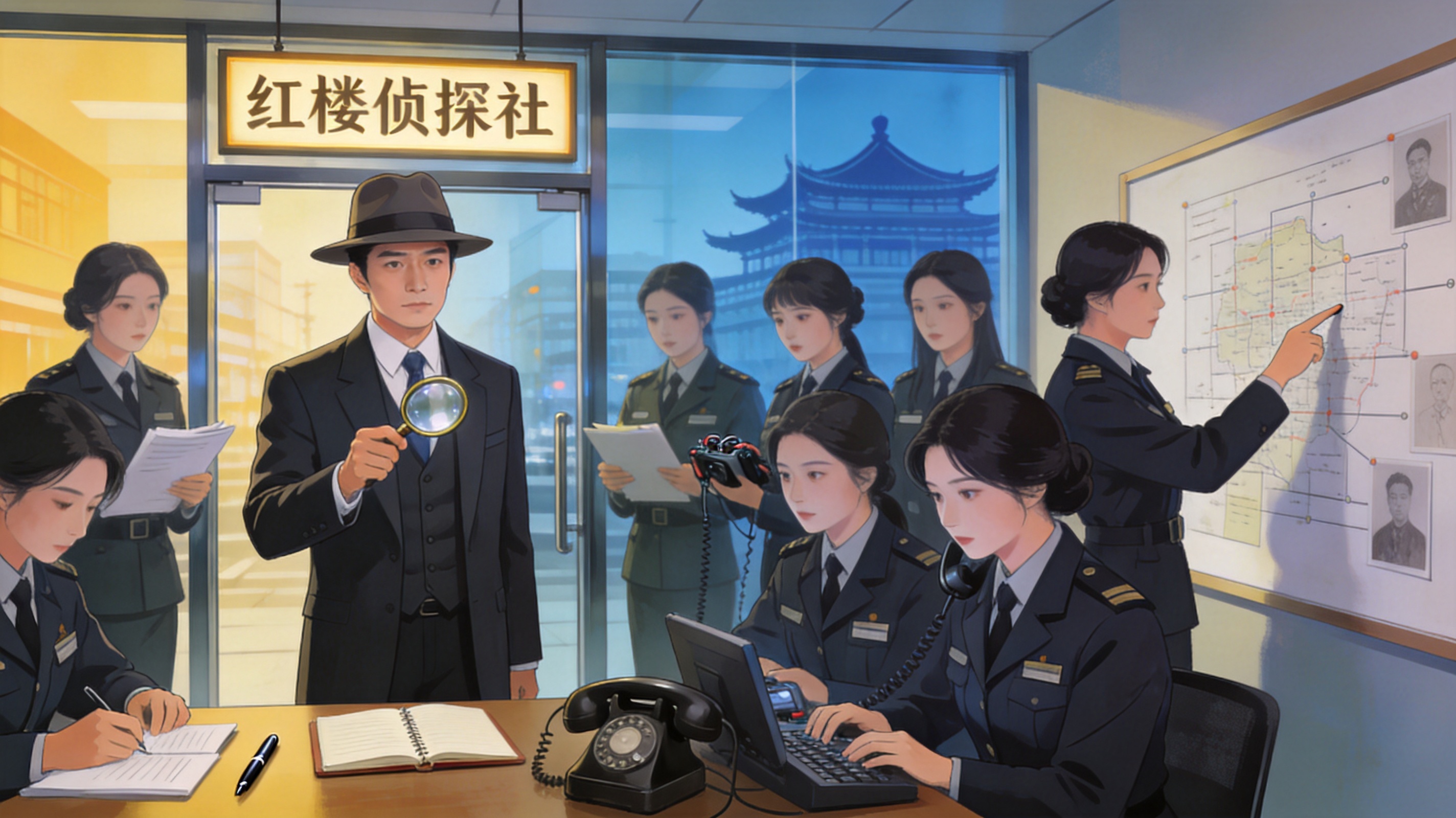 红楼新梦魔改短剧海报
